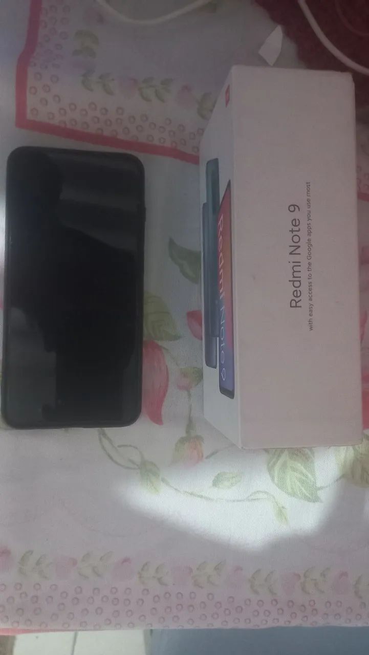 Celular redmi note 9 usado em bom estado 