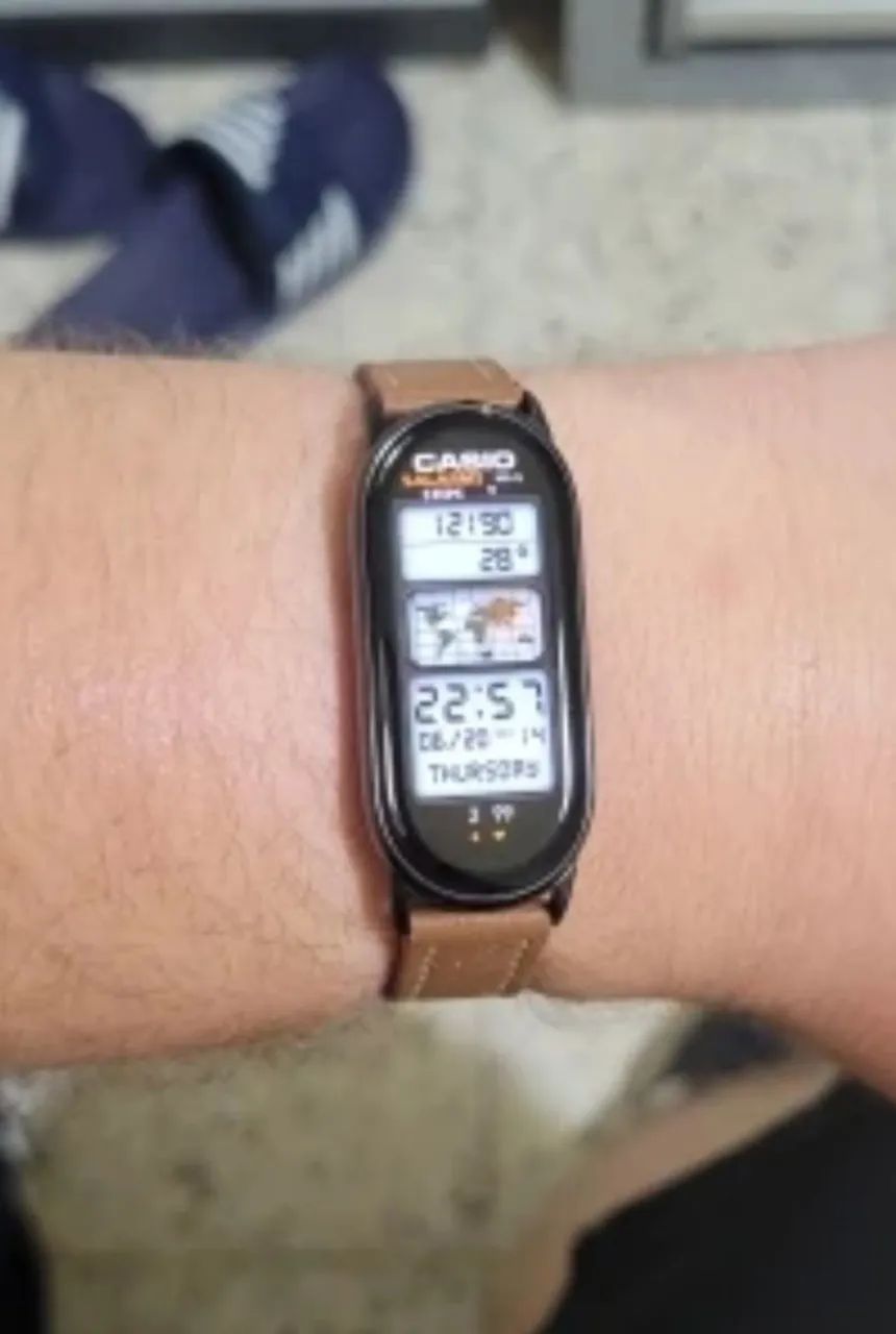 Pulseira para Mi band de couro  - Foto 5