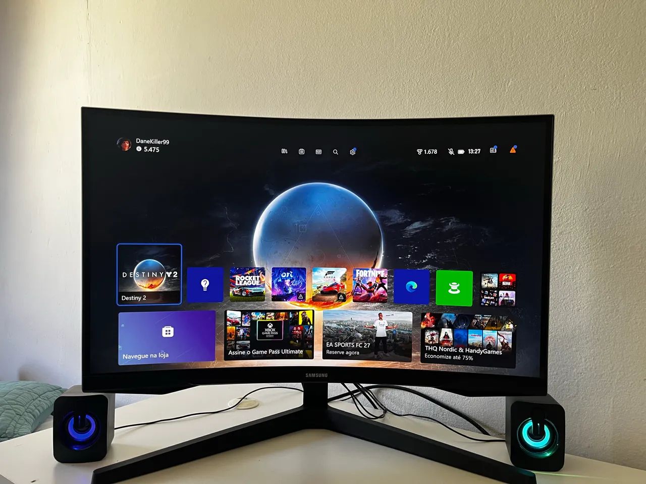 Xbox One S 1TB + Controle + Cabos | Funcionando Perfeitamente - Foto 5