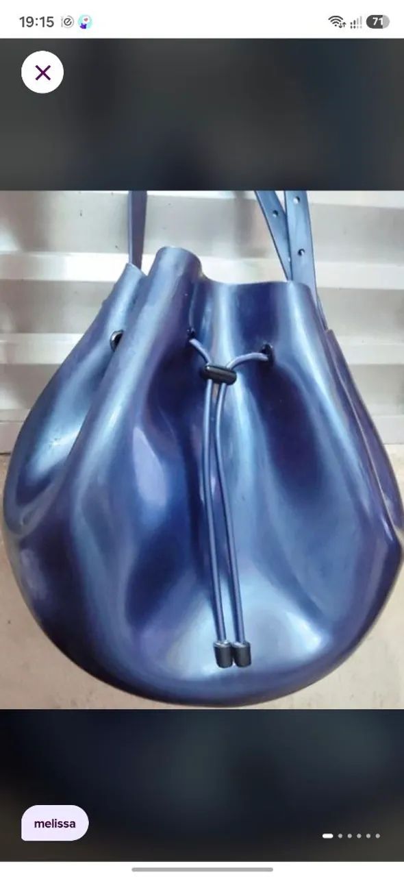 Bolsa melissa sac bag azul - Foto 3