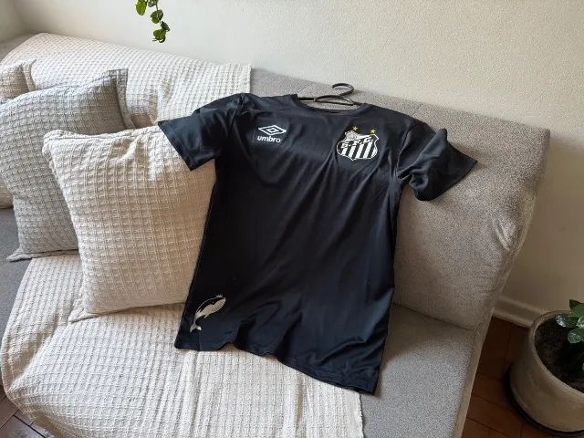 Camisa Santos original P original torcedor patch silk baleia