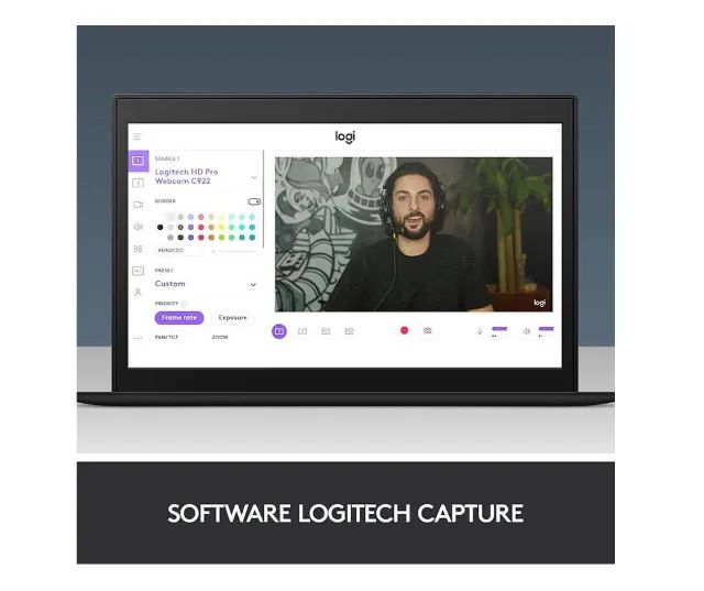 Webcam Full HD Logitech C922 Pro - Foto 5