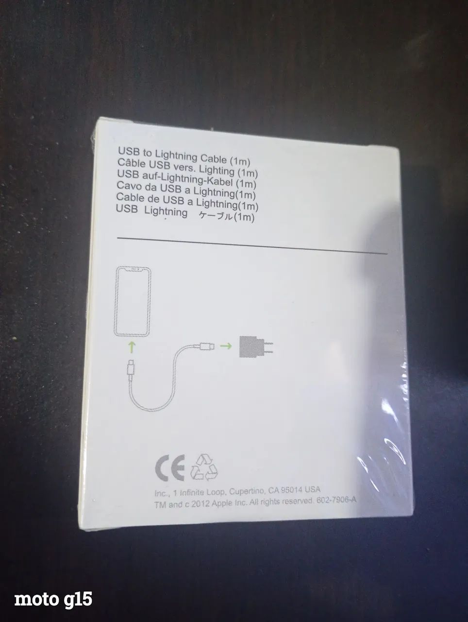 Cabo iPhone, novo na caixa  lacrado.  - Foto 2