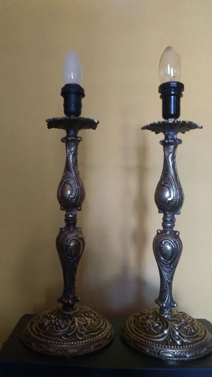 Castiçal antigo tocheiro 