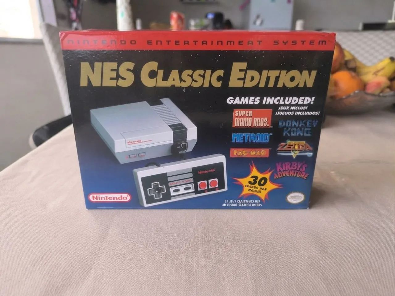 Caixa vazia Nes classic edition 
