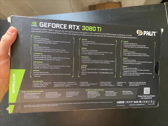 RTX 3080Ti Palit (Nova - Lacrada) - Foto 2