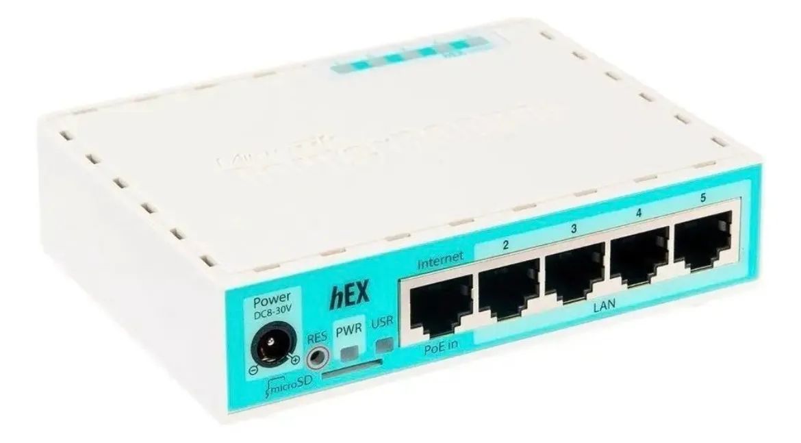 MikroTik Hex RB750Gr3 Branco - Foto 3