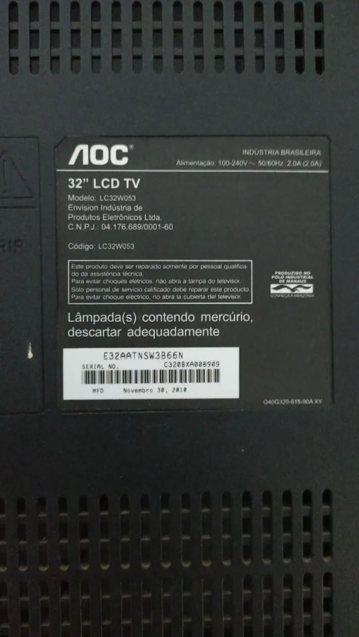 TV AOC lcd 32 polegadas  - Foto 4