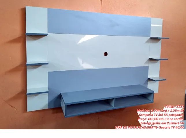 Painel MDF p/ TV até 55 polegadas (NOVO) - Foto 3
