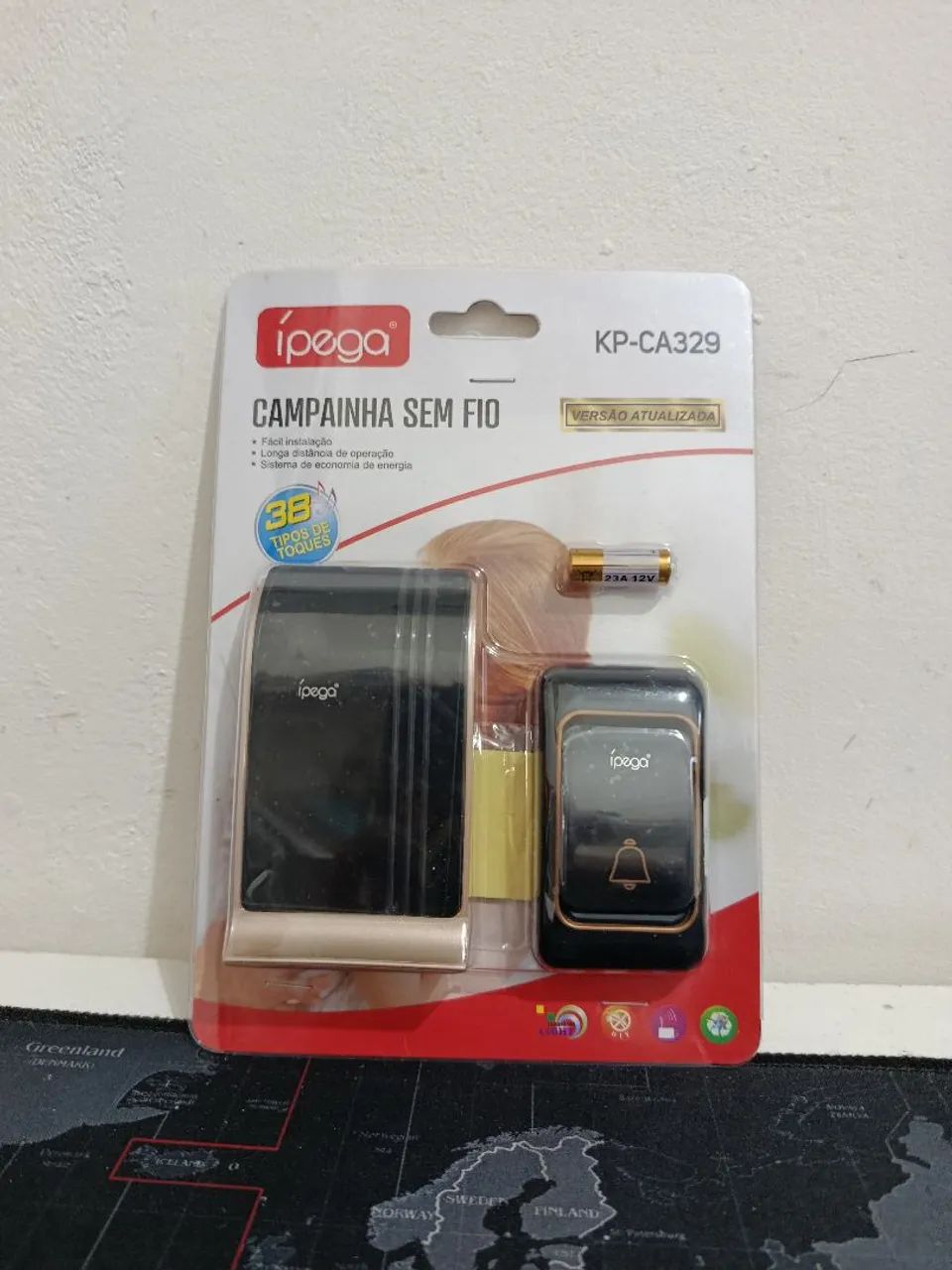 Campainha sem fio Ipega versão atualizada de longo alcance/ MEGA DESCONTO  - Foto 3
