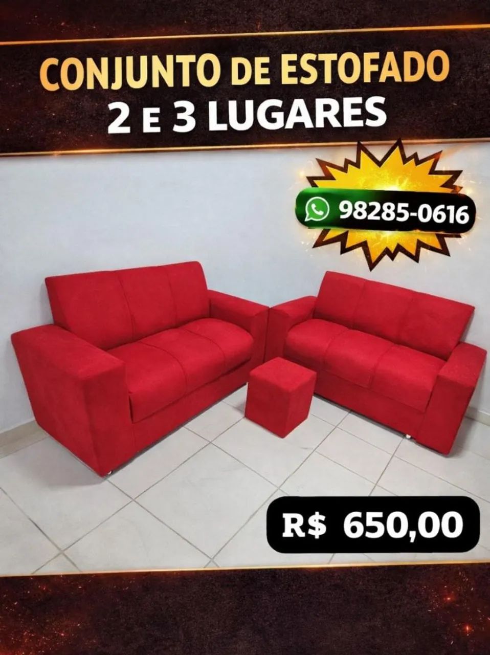 JOGO DE SOFÁ ENTREGA GRÁTIS ? - Foto 3