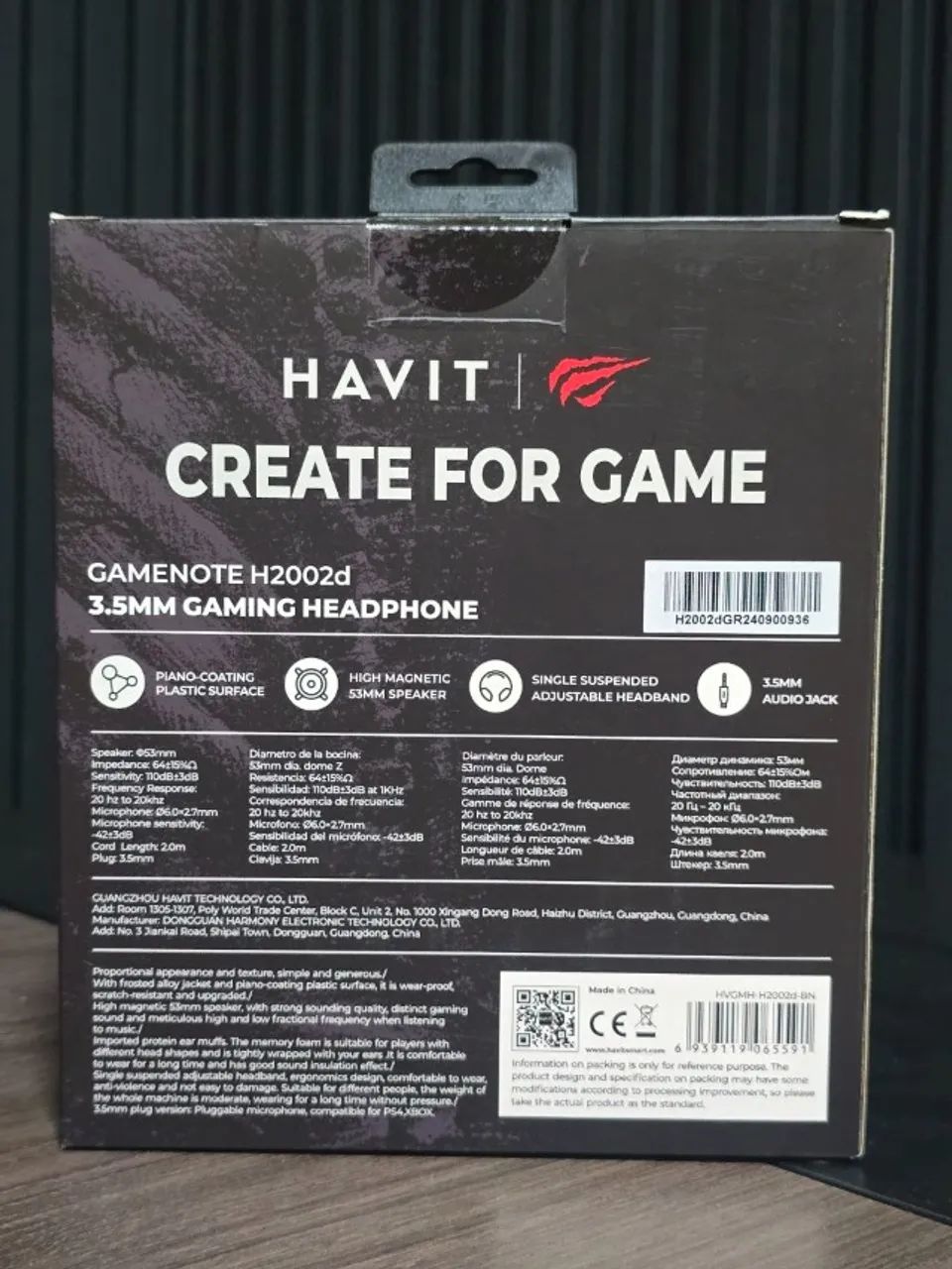 Headset Gamer Havit H2002D, Driver 53mm, P3, Compatível com XBOX ONE e PS4, Verde - H2002D - Foto 2