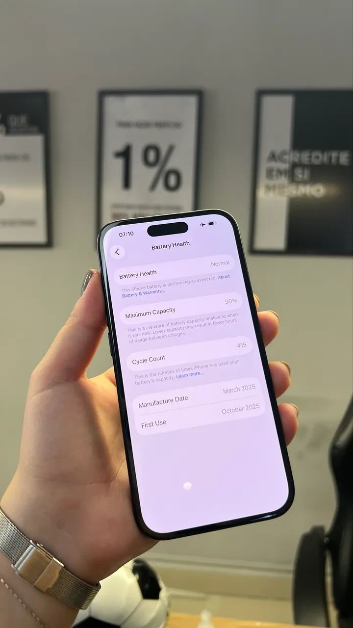 iPhone 15 128GB original com caixa 90% - Foto 4