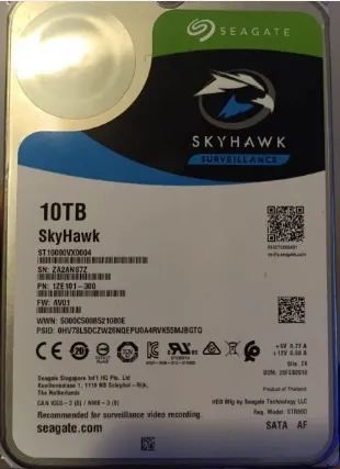 hd 10 teras seagate SKY HAWK PERFEITO