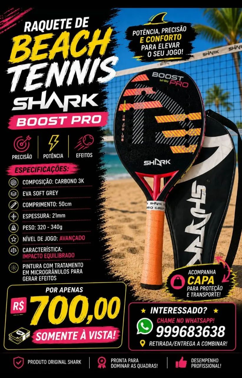 Raquete Beach tenis  - Foto 3