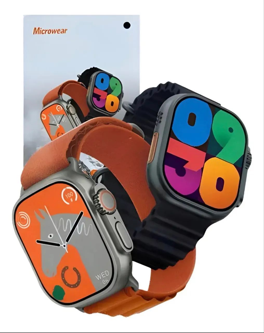 Relógio Smartwatch Ultra 9 Plus (ip68) - Microwear - Foto 3