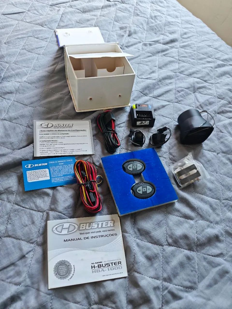 Alarme Automotivo H-Buster HBA-1000 Completo na Caixa com 2 Controles - Foto 5