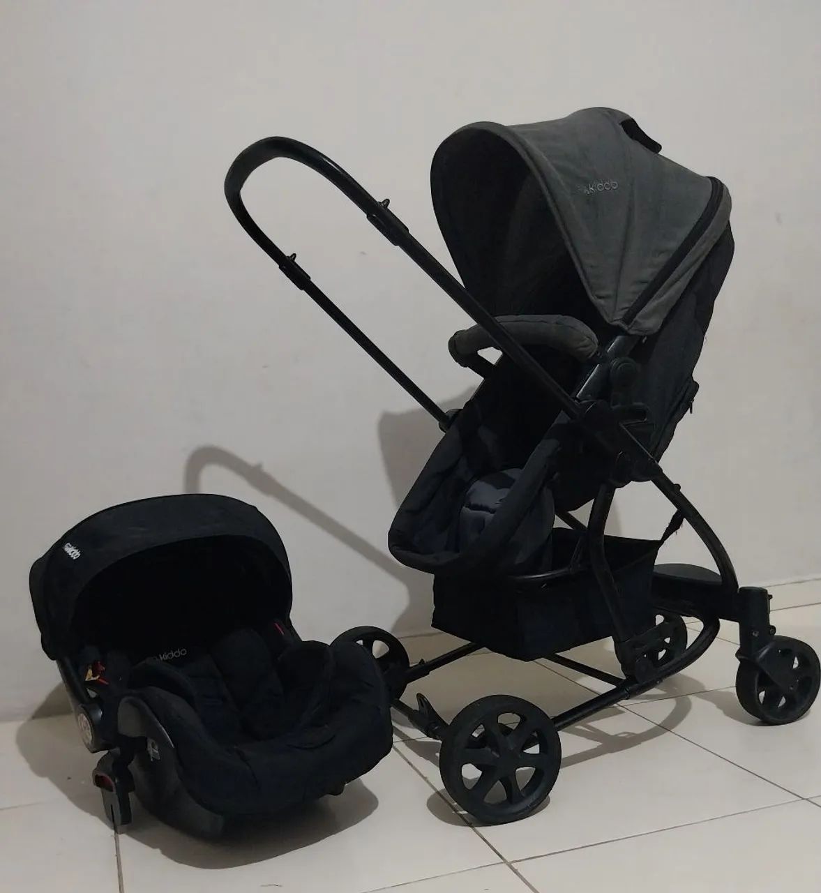 Carrinho e bebê conforto Kiddo Prima - Foto 5