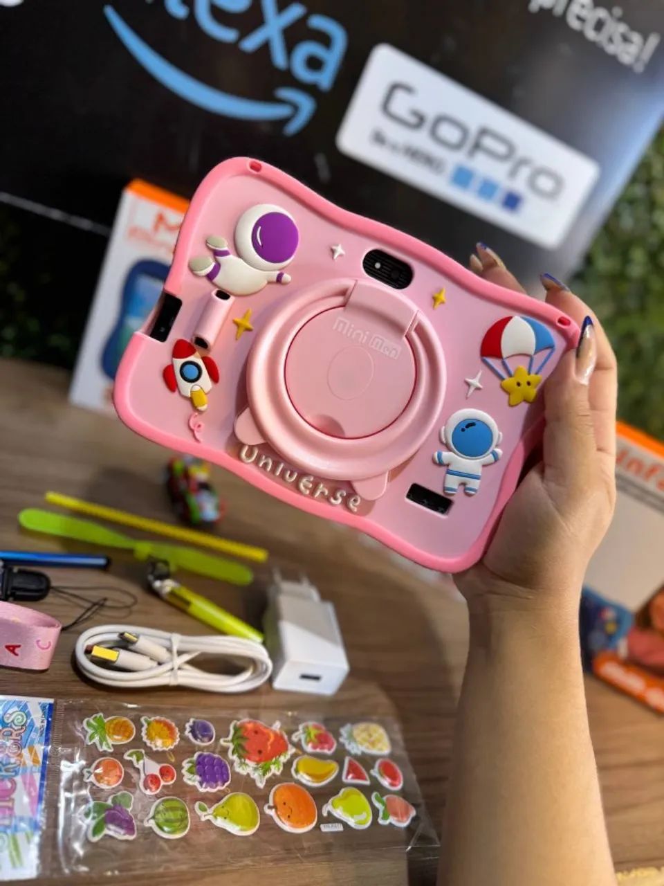 Tablet Infantil Mini Men Rosa 128G - PRODUTO NOVO COM GARANTIA - Foto 2