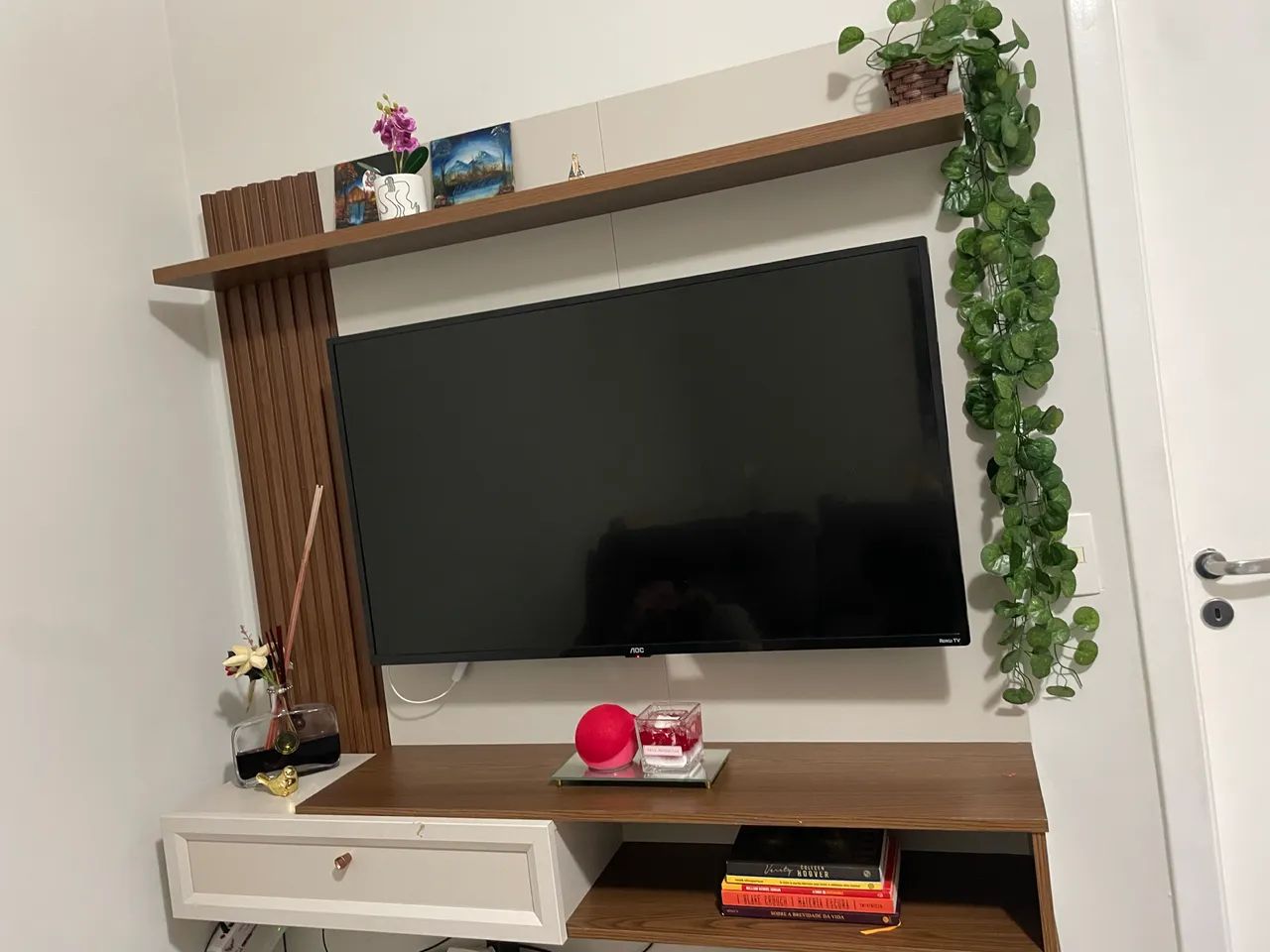 Painel para tv, hack para sala - Foto 4