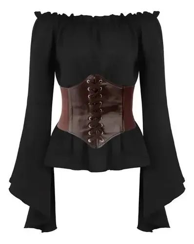 Cinto Corset Marrom Expofeira 