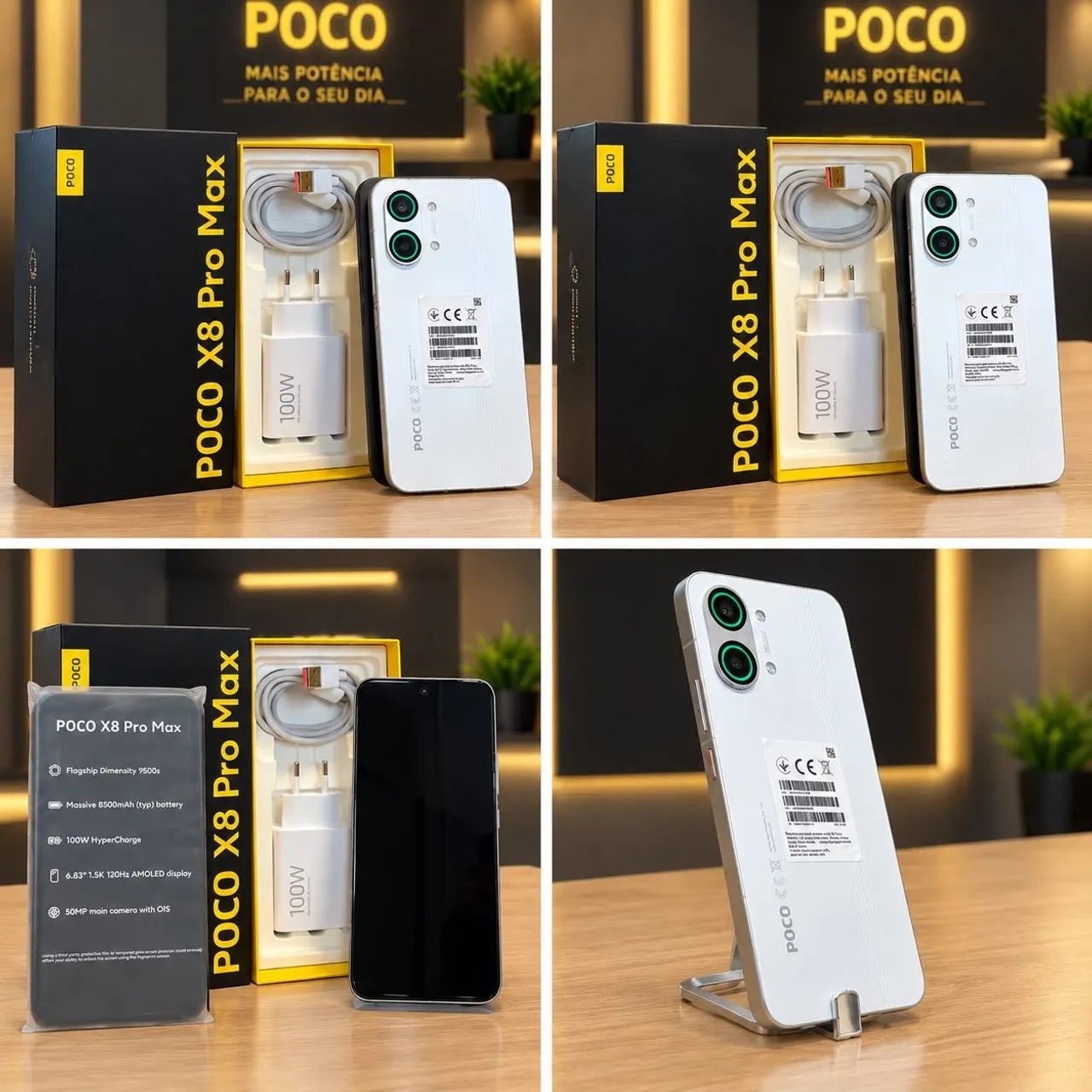 POCO X8 PRO MAX 512GB BRANCO - Foto 4