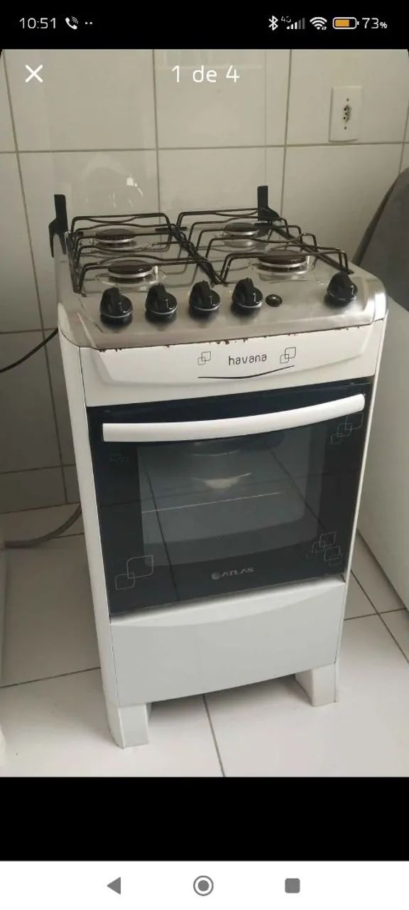 Fogão 4 bocas