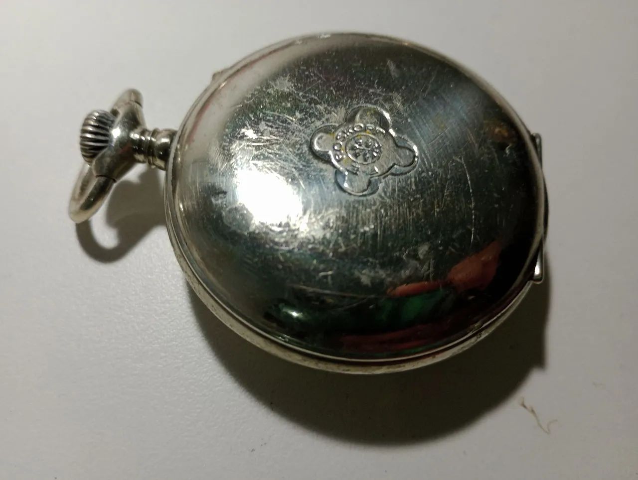 Relógio antigo de bolso ROSKOPF PATENTE perfeito funcionamento  - Foto 4