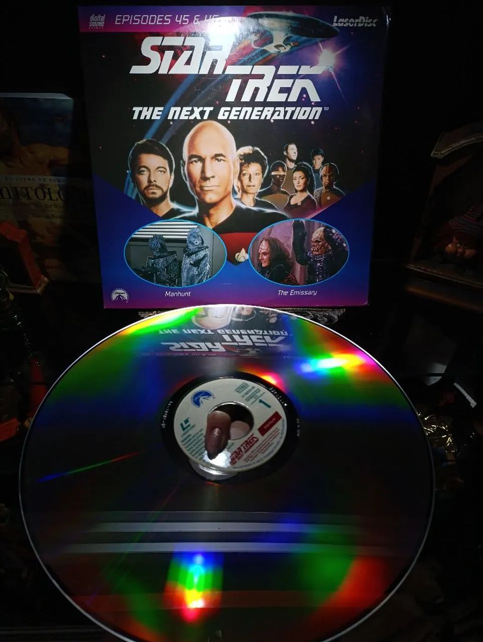 Laserdisk Star Trek The Next Generation - 73 e 74 - Foto 4