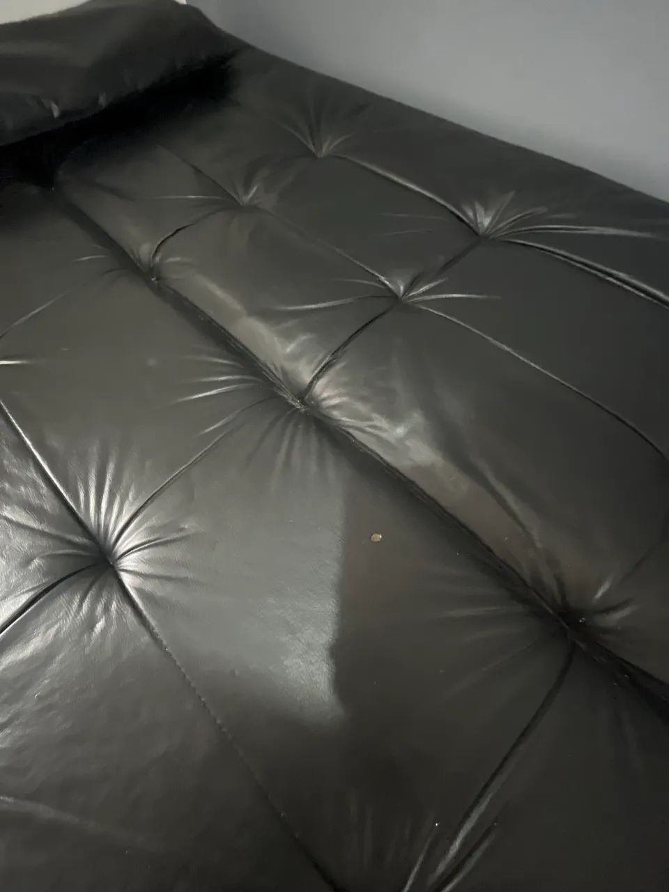 Sofá cama de couro  - Foto 4