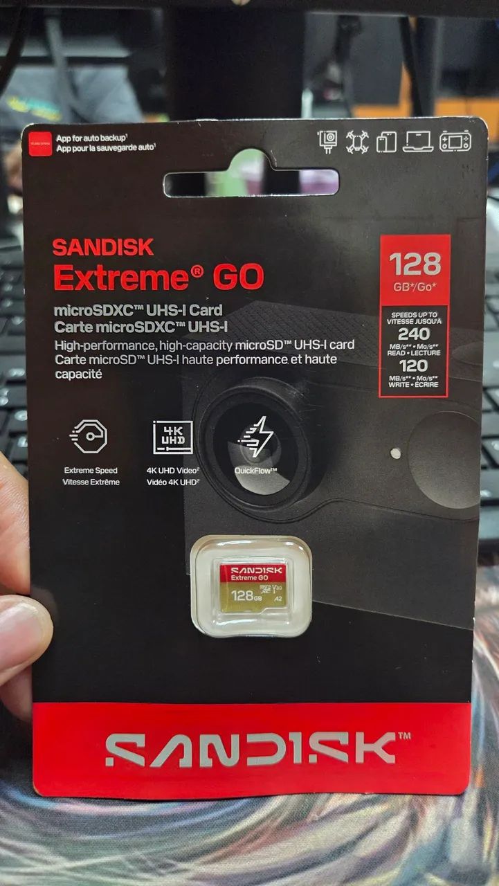 Micro sd extreme go 128
