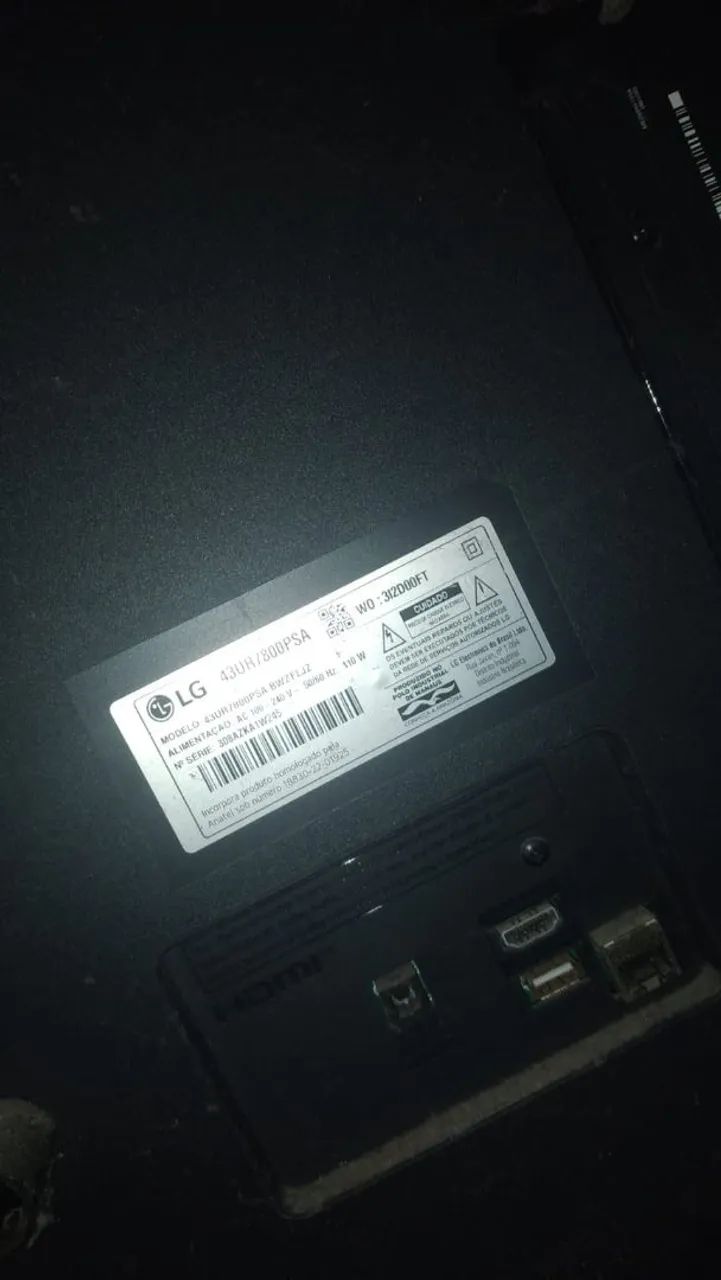 Tv LG,42 polegadas, com problema