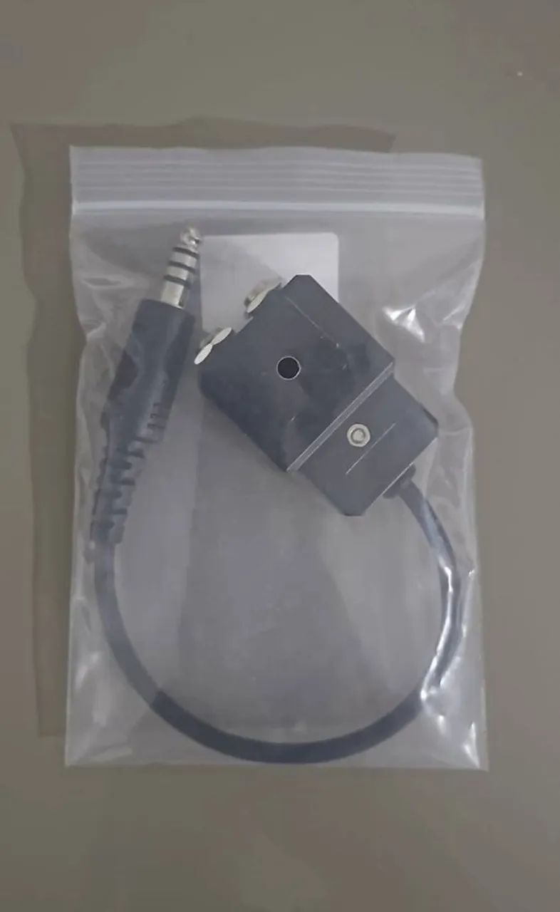 Adaptador De Headset De Aviao Para Helicóptero U174 <br>Para Helicóptero Com Plug<br>U174