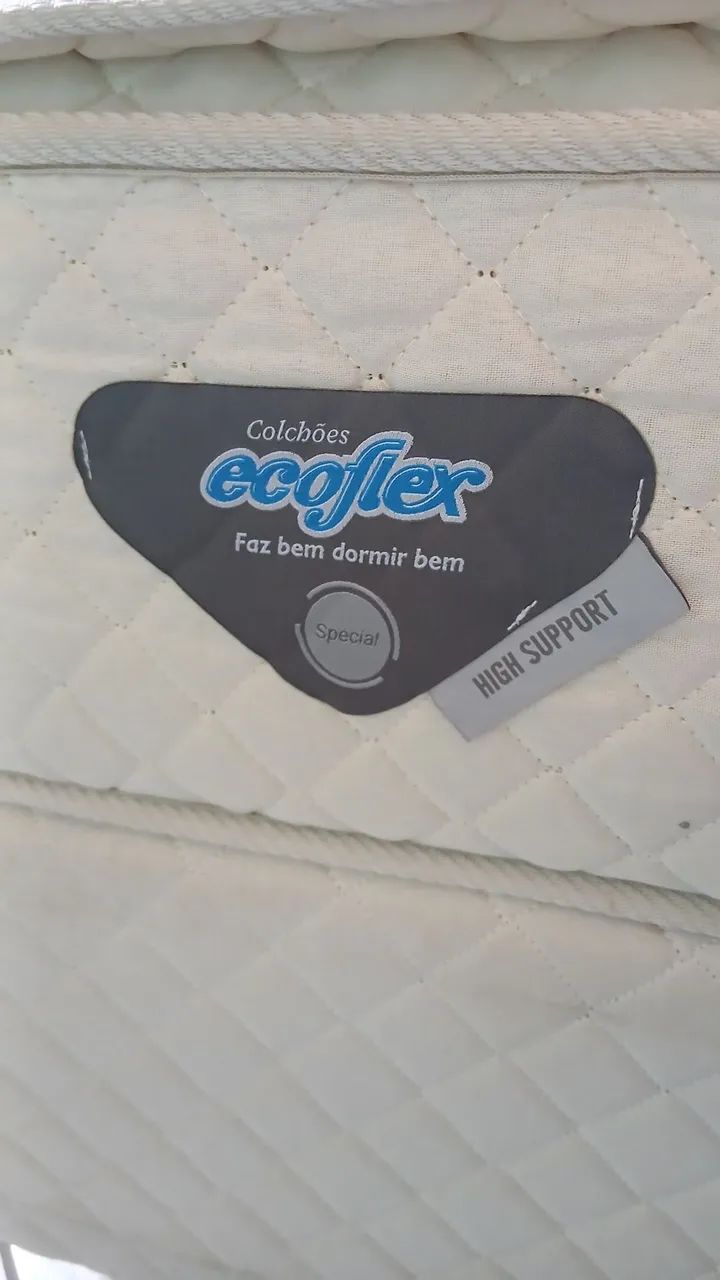 Vendo cama de casal Box Ecoflex - Foto 2