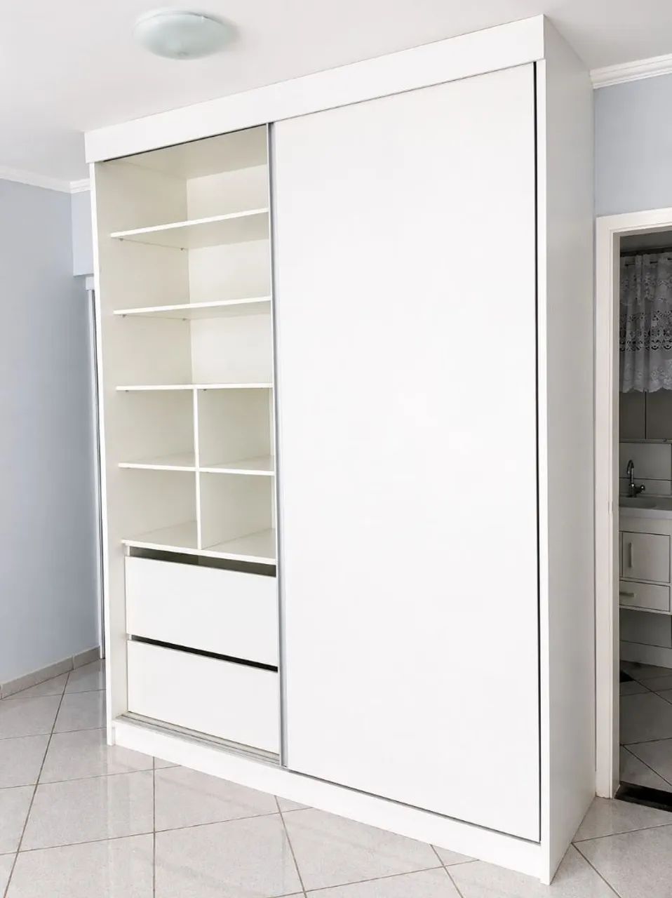 Guarda Roupas Embutido Planejado MDF 2mx2,50m - Foto 4