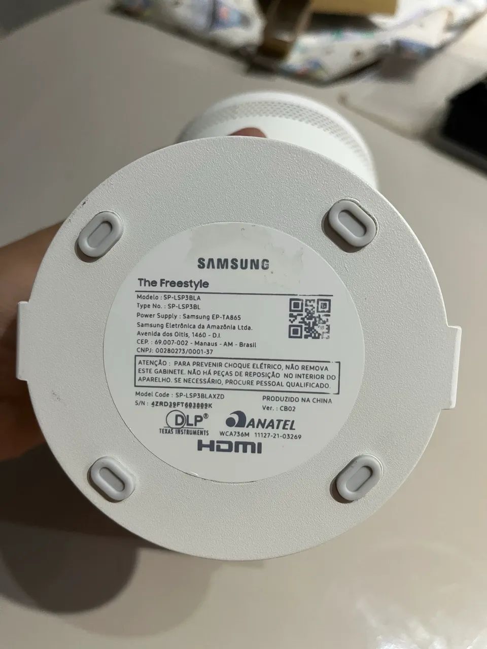 Projetor Samsung Freestyle - Com defeito - Foto 3