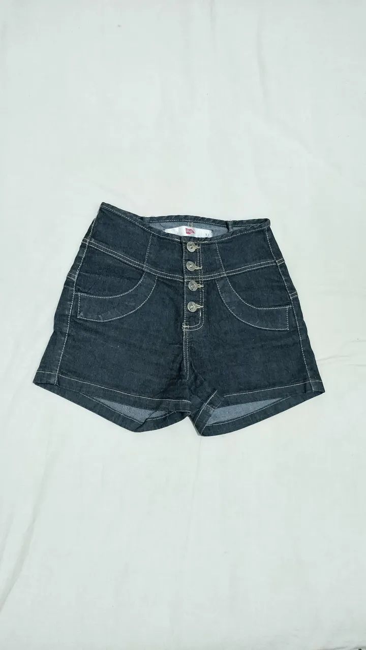 Lote/kit de shorts e saia jeans - Foto 5
