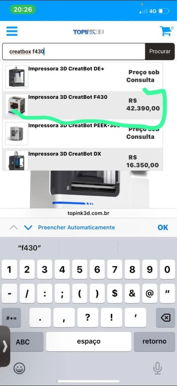 Impressora 3D Industrial F430 creatbot - Foto 4