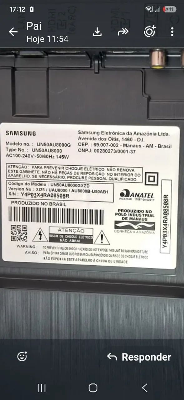 Smart Samsung 50 polegada (com defeito)s  - Foto 3