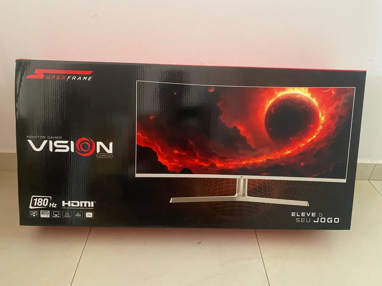 Monitor Superframe 34 180Hz curvo white - Foto 2