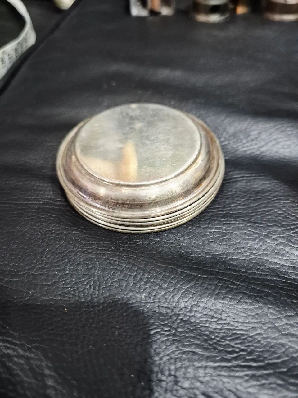 Conjunto com 6 peças em Prata de Lei (. 925) - Randahl / butter pats ou costers - Foto 5