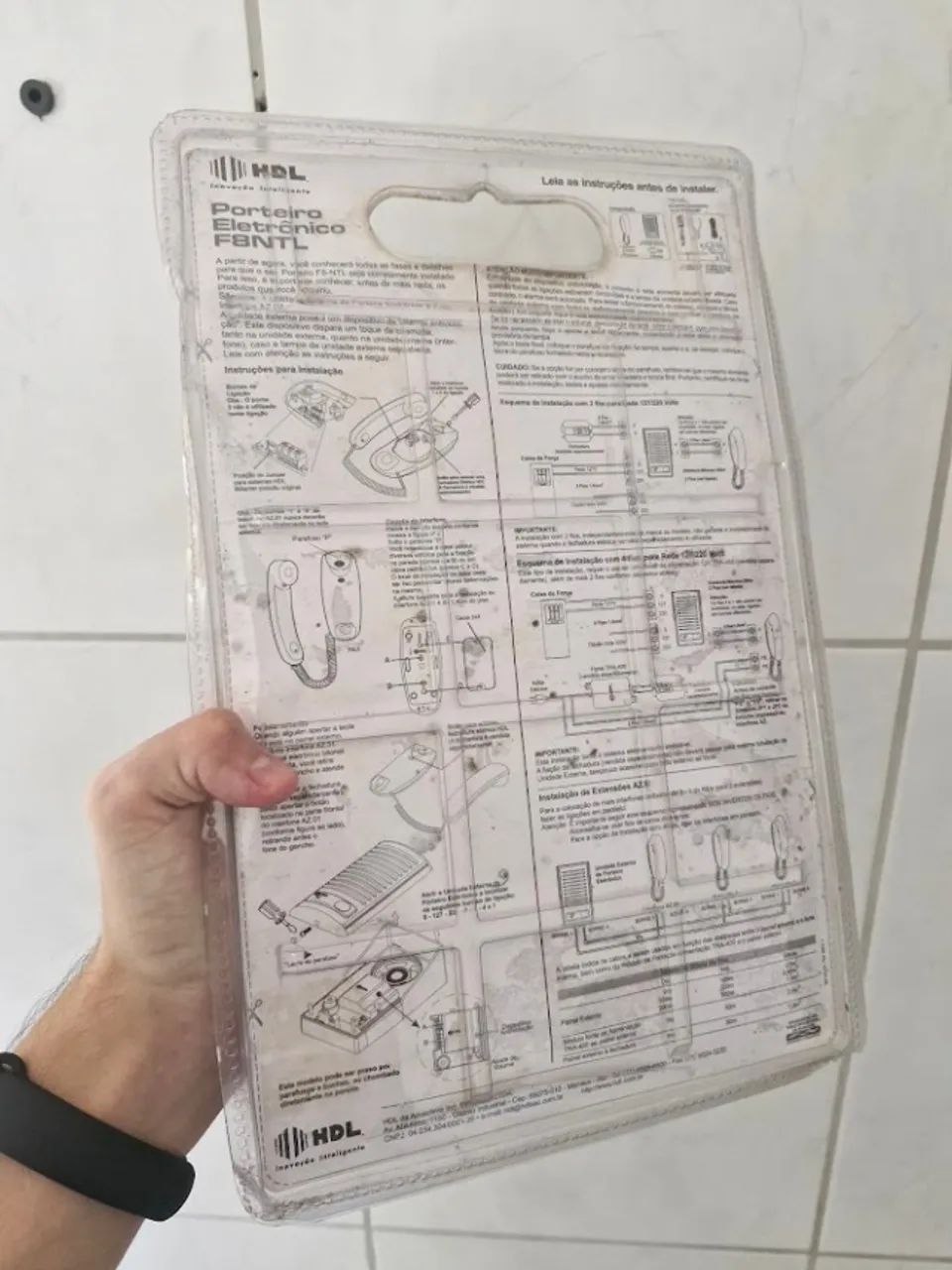 Porteiro Eletrônico/Interfone HDL F8 NTL | NOVO e Lacrado - Foto 3
