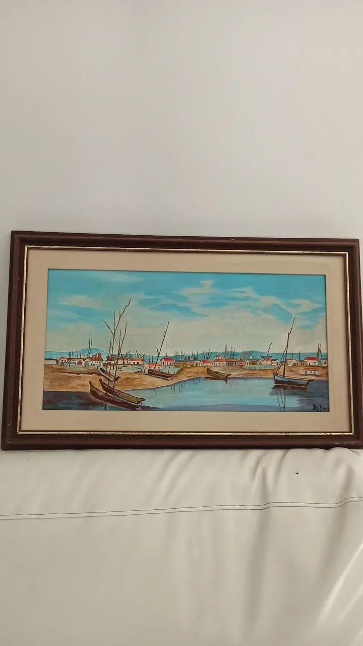Quadro:"Marina" do pintor De Biasi - Foto 2
