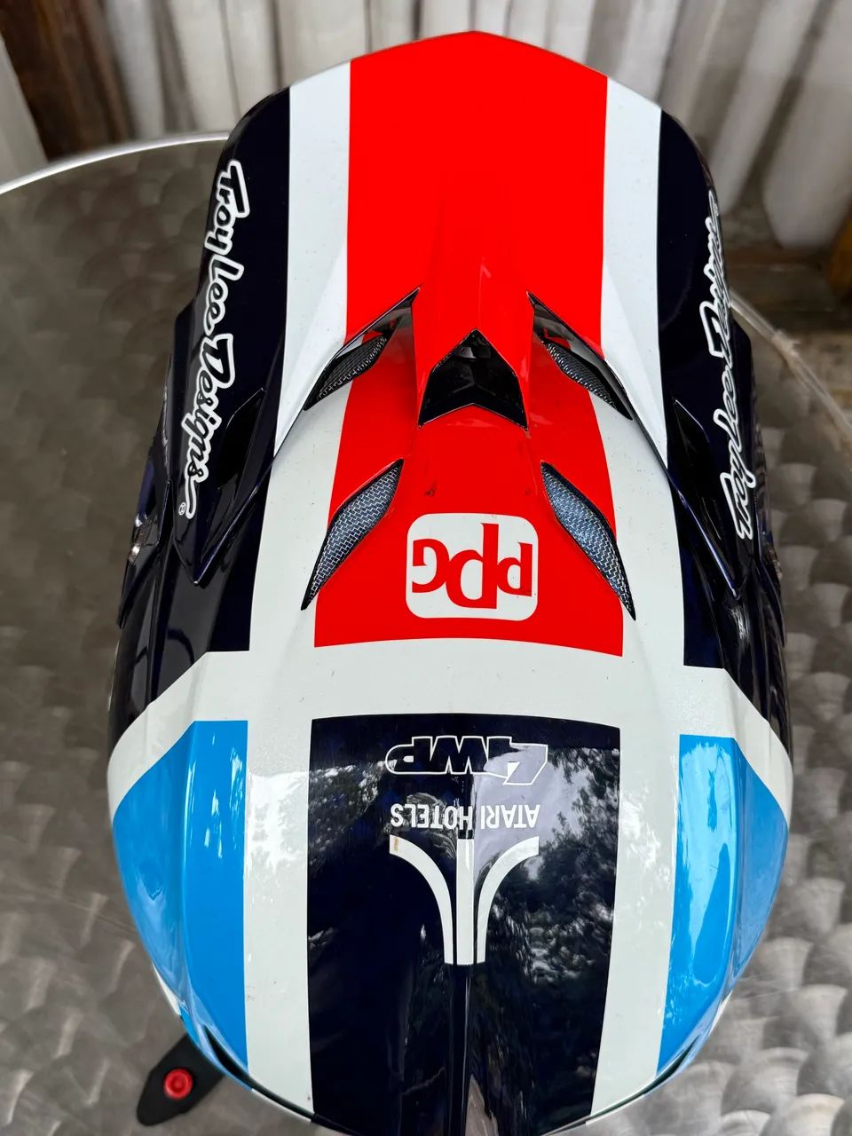 Capacete Troy Lee Designs SE5 carbono único - Foto 4