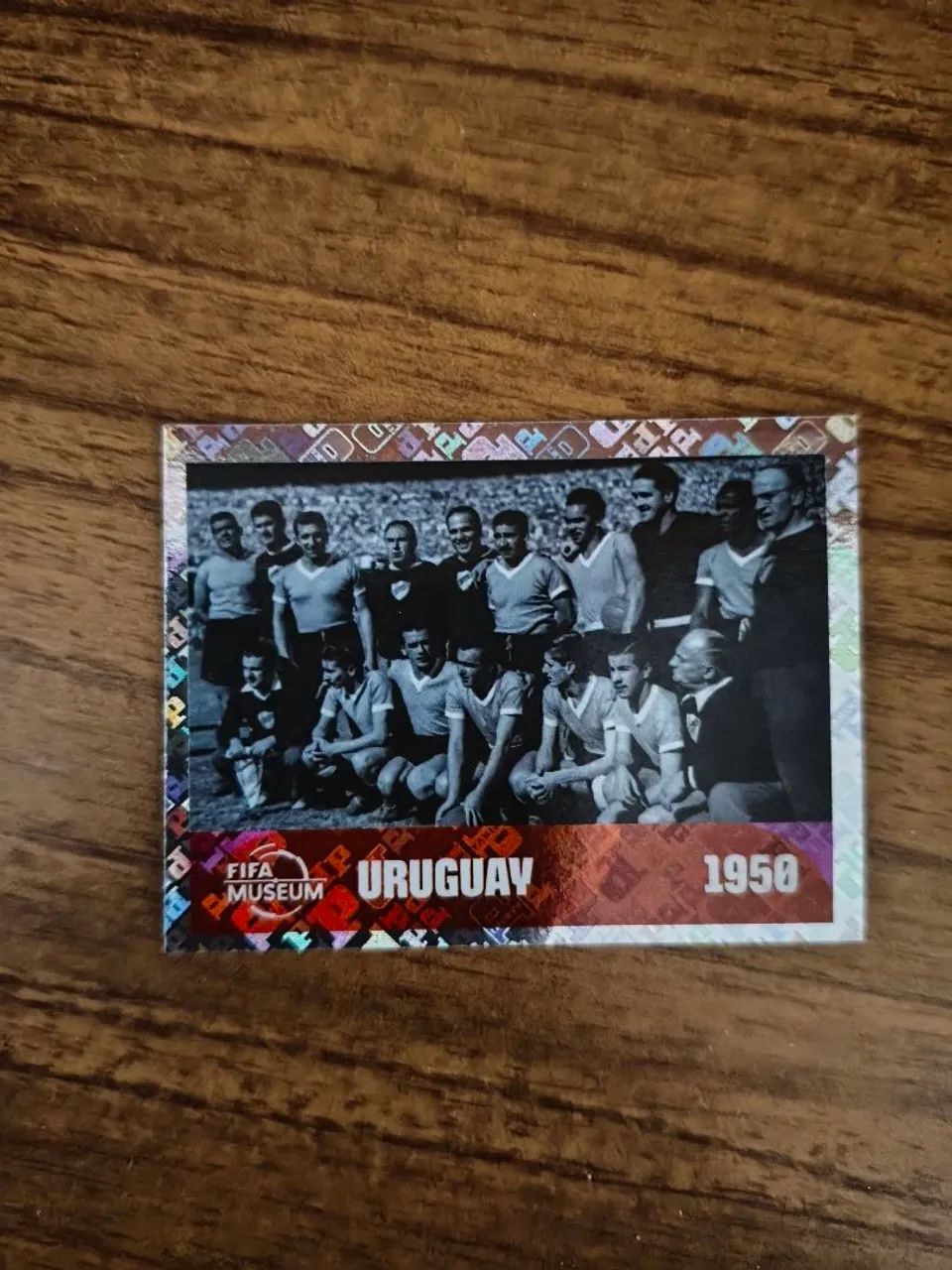 Figurinha da copa Uruguai 