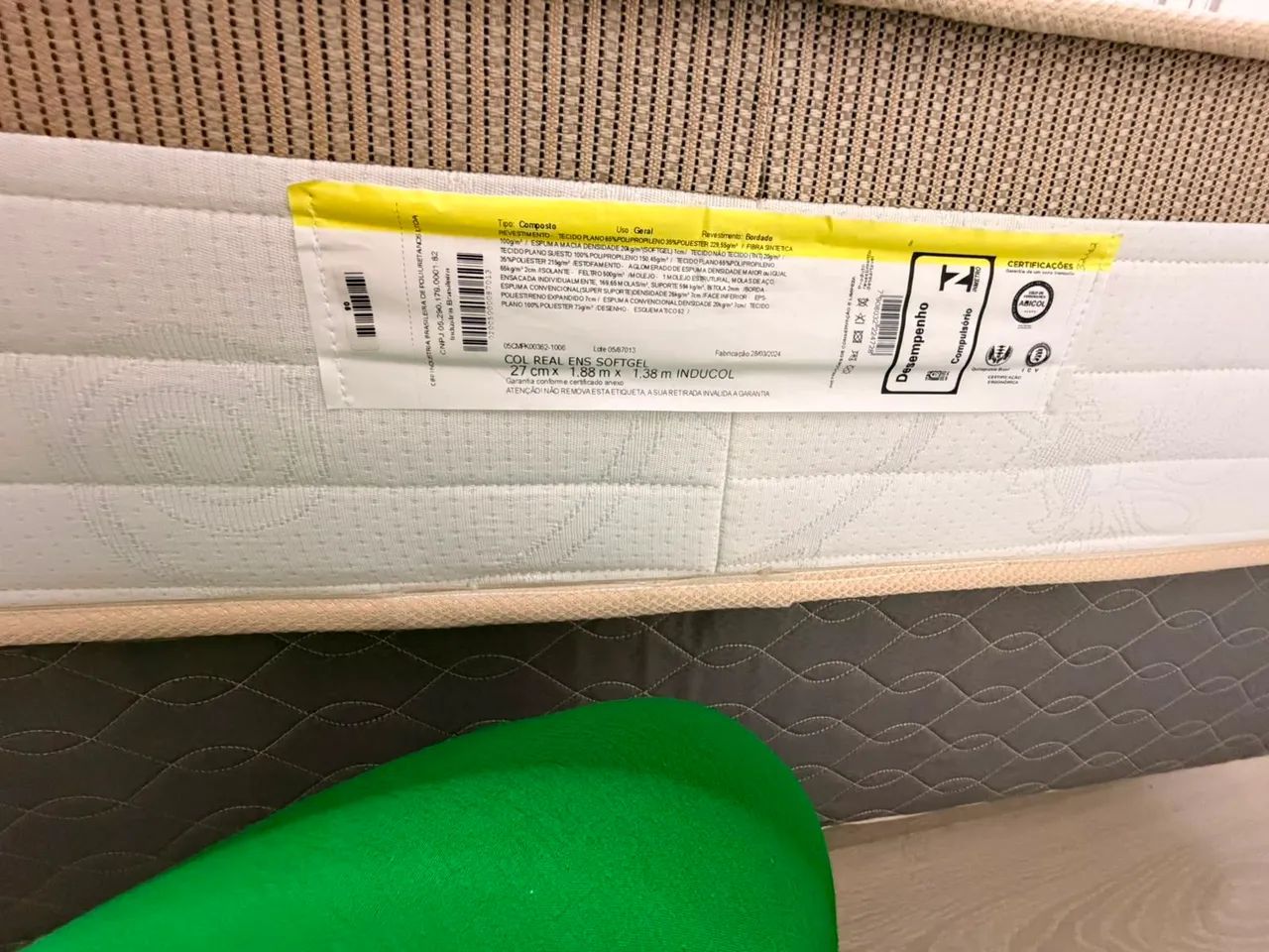Cama box baú casal com colchão  - Foto 3