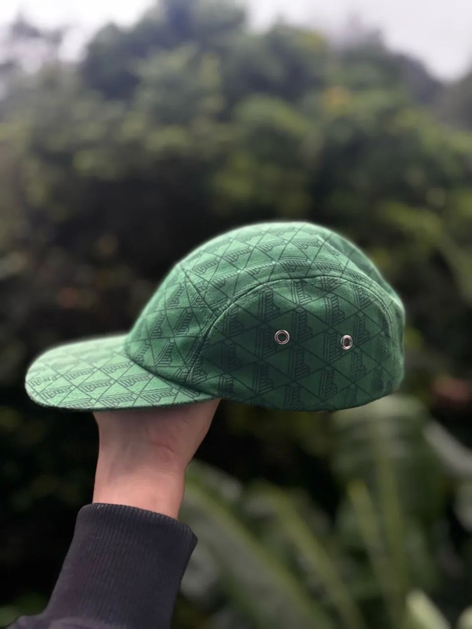 Boné Lacoste Verde Estampado | Conservado 9/10 - Foto 3