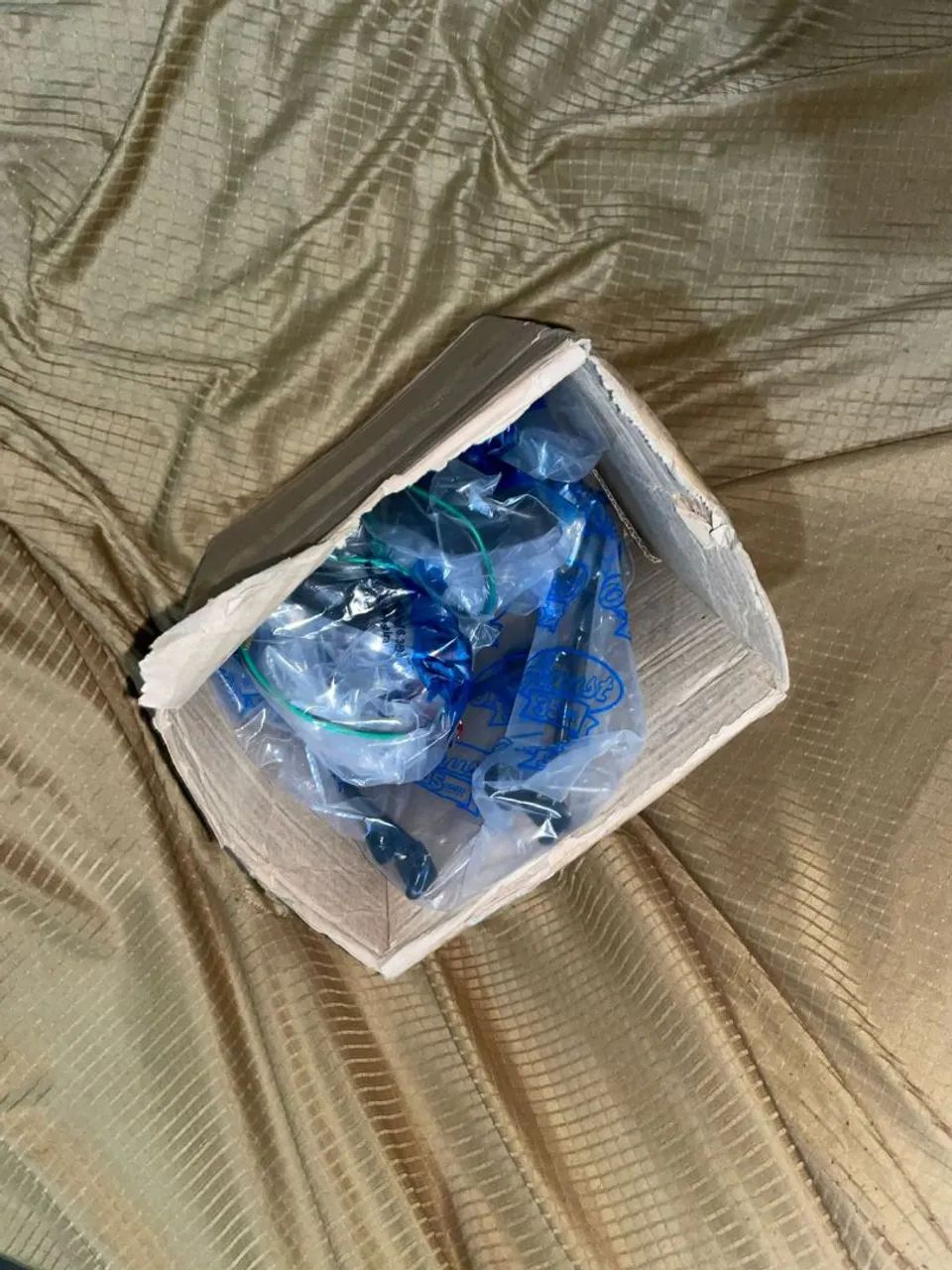 Caixa de farol completal + painel redondo+aranha + 4 setas e parafusos tudo novo - Foto 3