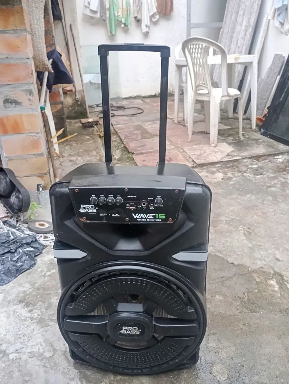 Caixa de som amplificada, semi nova Wave 15