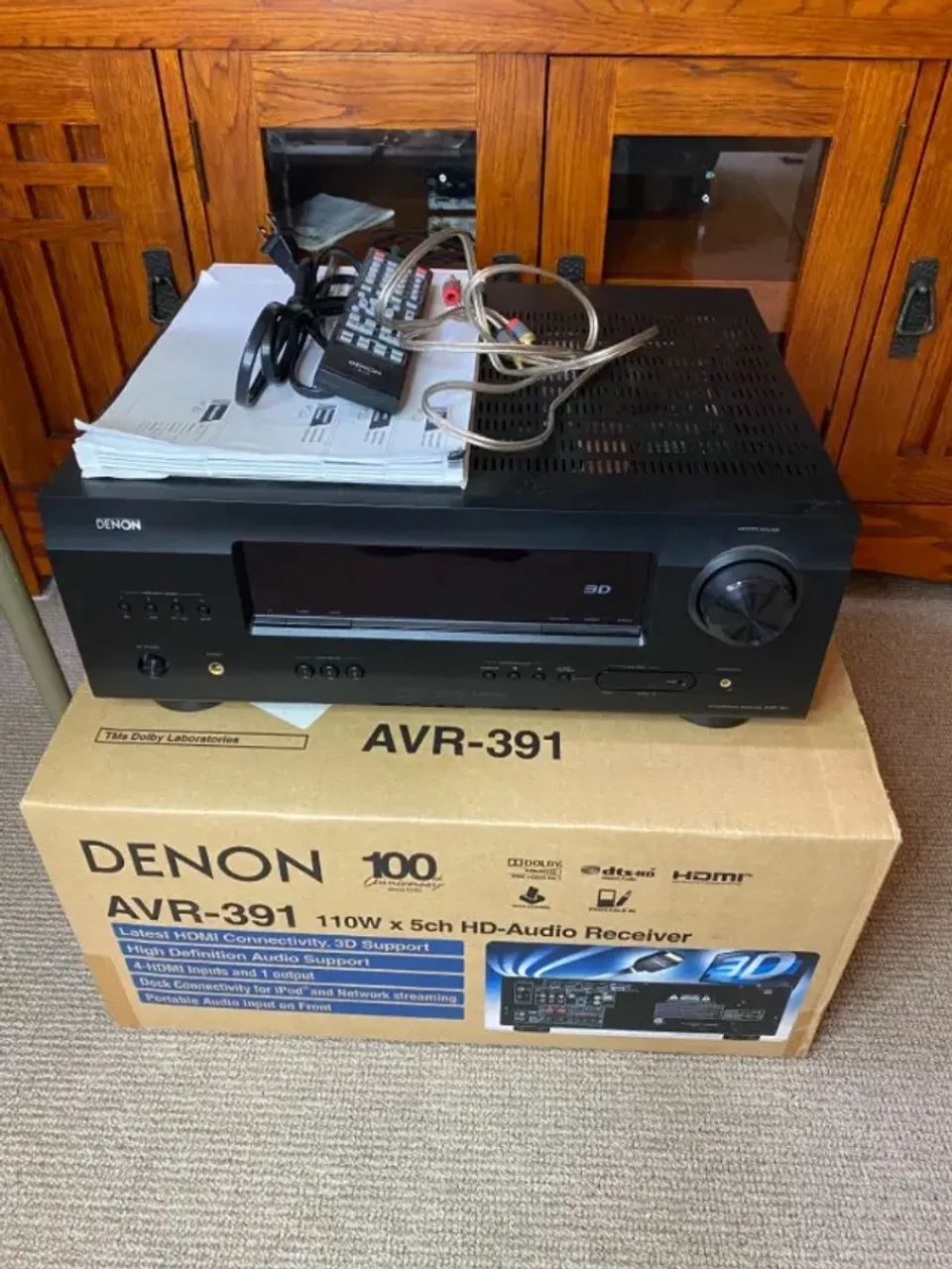 Receiver Denon  Avr 391